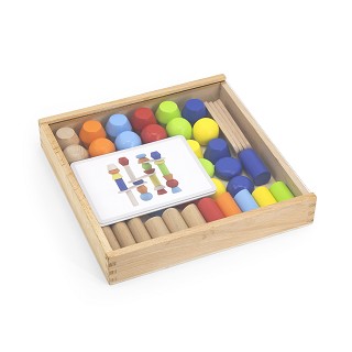 Viga Toys® Houten Toren Bouwspel